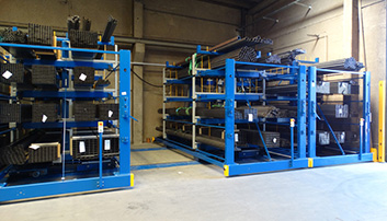 automated motorized storage rack