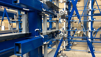 automated roll out cantilever rack