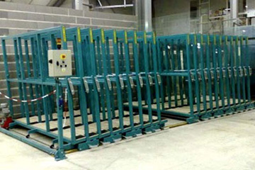 Mobile frame rack: Motorised