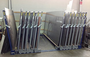 vertical storage rack