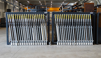 storage metal sheets rack vertical